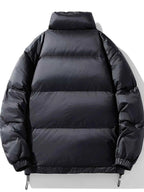 Men's Plus Size Zip Up Winter Puffer Jacket - D.T line