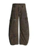 Men's Wide Leg Cargo Pants - D.T line