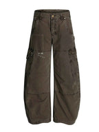 Men's Wide Leg Cargo Pants - D.T line