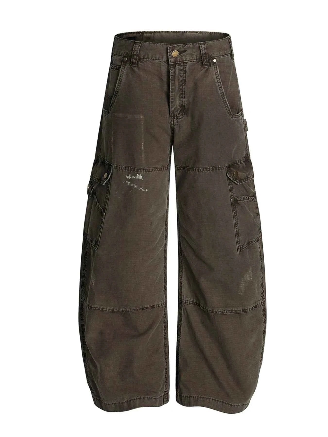 Men's Wide Leg Cargo Pants - D.T line
