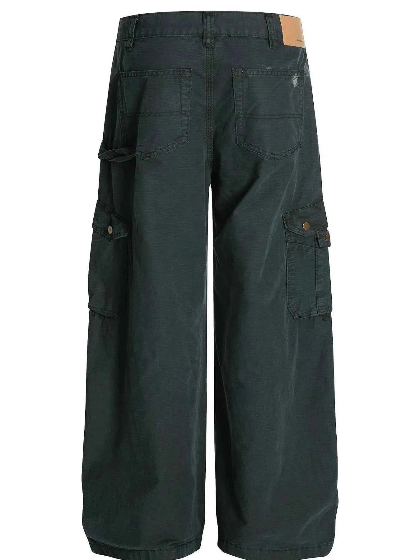 Men's Wide Leg Cargo Pants - D.T line
