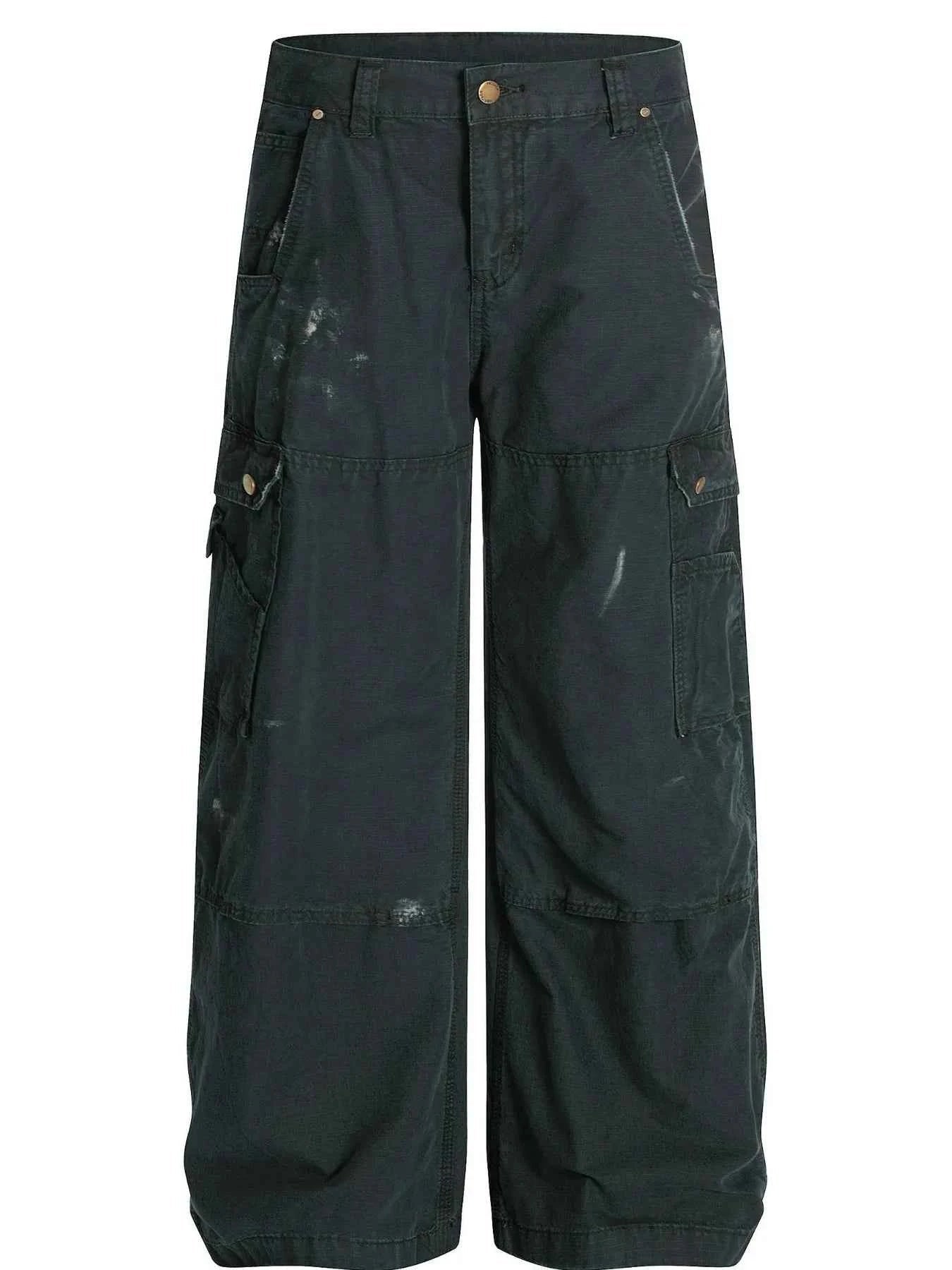 Men's Wide Leg Cargo Pants - D.T line