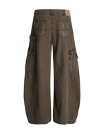 Men's Wide Leg Cargo Pants - D.T line