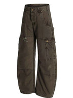 Men's Wide Leg Cargo Pants - D.T line