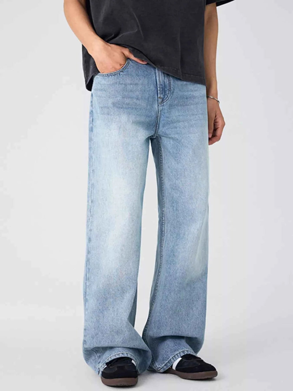 Men's Wide Leg Jeans - D.T line
