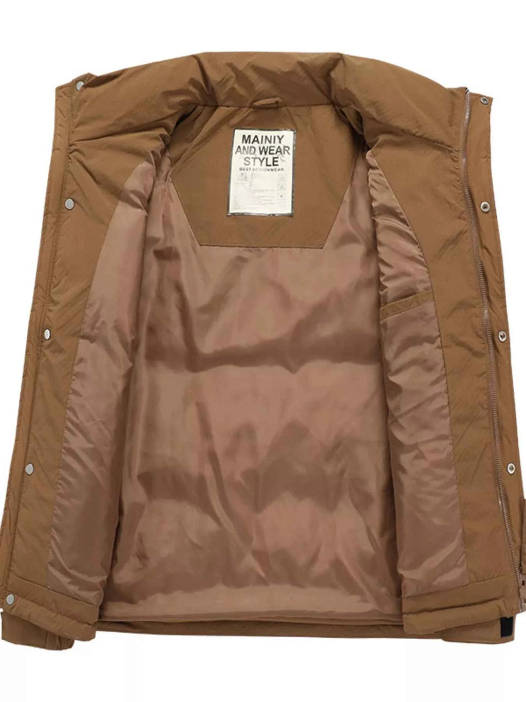 Men's winter jacket with hood