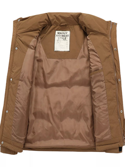 Men's winter jacket with hood - D.T line