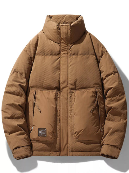 Men's winter jacket with hood - D.T line