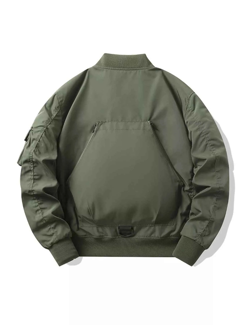 MULTI-POCKET BOMBER JACKET – PLUS FIT