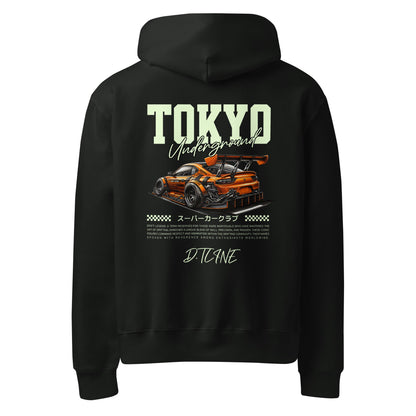 Oversized heavyweight hoodie - D.T line