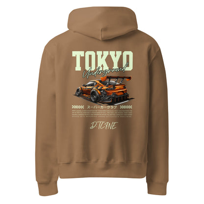 Oversized heavyweight hoodie - D.T line