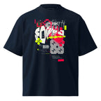 Unisex organic oversized high neck t-shirt - D.T line