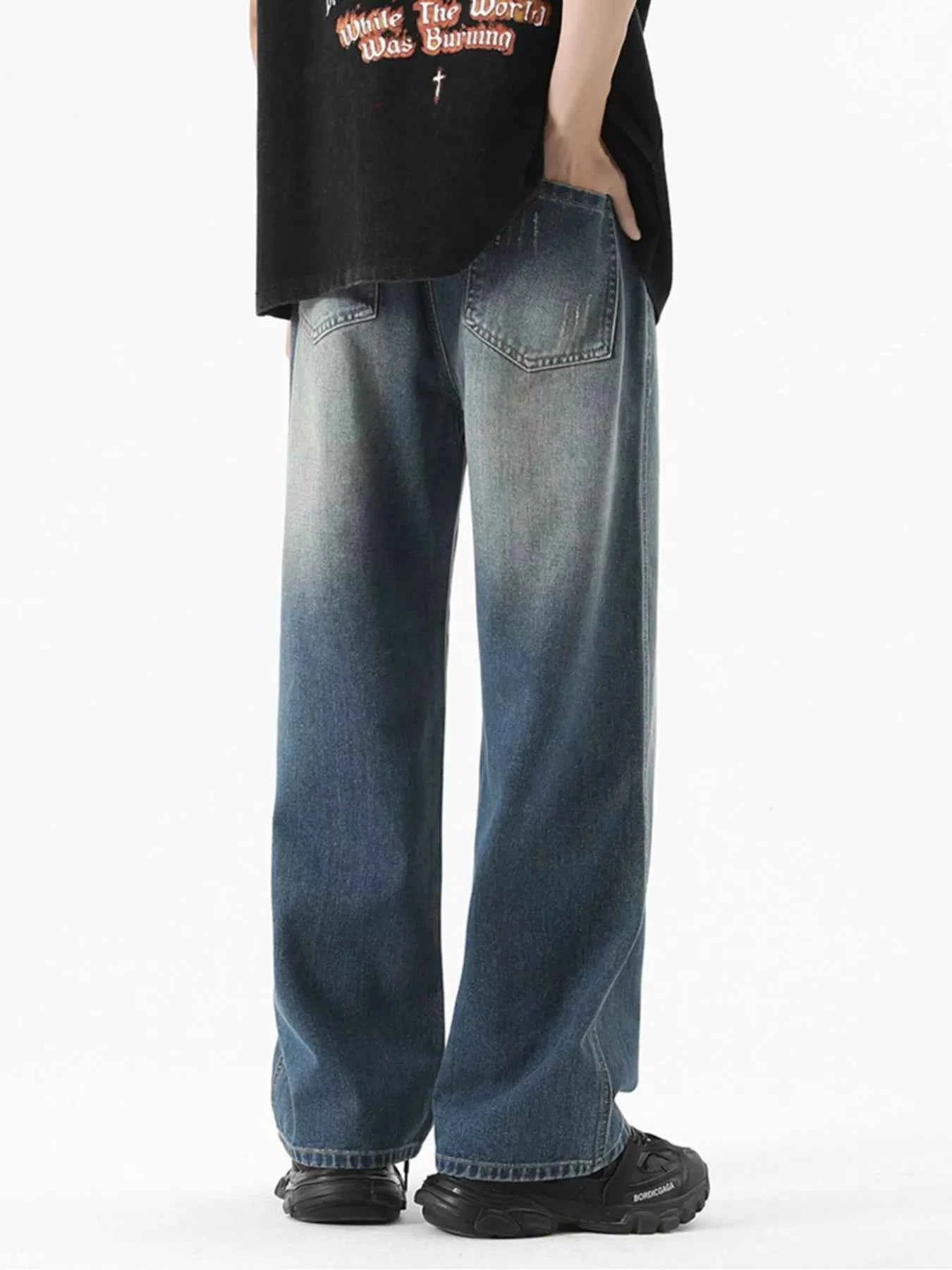 VINTAGE WASH WIDE LEG JEANS – PLUS FIT