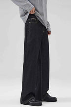 WASHED WIDE LEG JEANS – PLUS FIT