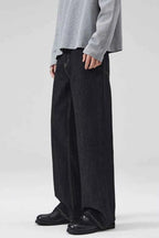 WASHED WIDE LEG JEANS – PLUS FIT